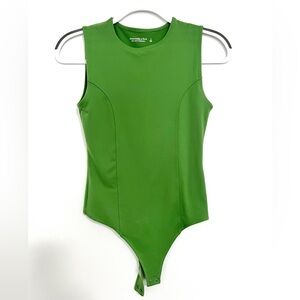 Abercrombie Double-Layered Seamless Fabric Crew Tank Bodysuit